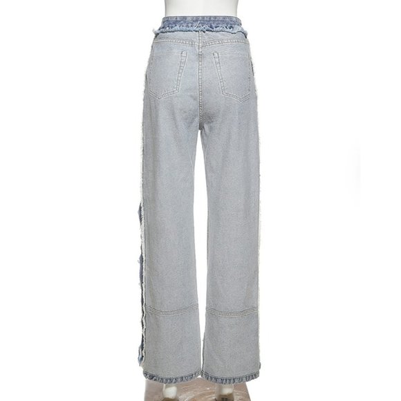 Latest Design Asymmetrical Stacked Pants - Picture 4 of 10